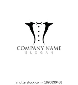  suit logo and symbol vector image