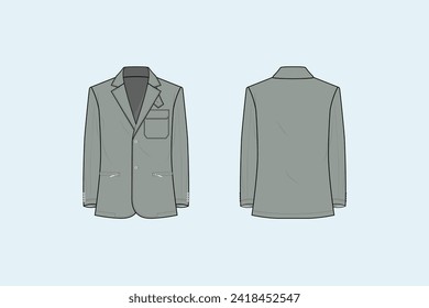 A suit, lounge suit, or business suit is a set of clothes comprising a suit jacket and trousers of identical textiles generally worn with a collared dress .