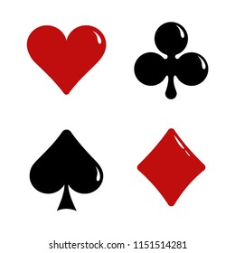 Suit of playing cards.