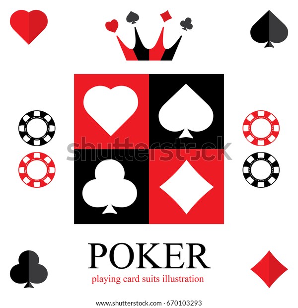 Suit of playing\
cards. Card suit icon. Poker logo.\
Vector illustration symbols\
isolated on white\
background.