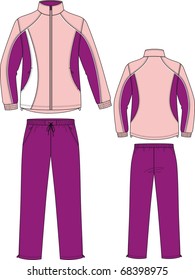 Suit sports, consisting of a jacket and trousers