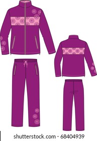 Suit sports, consisting of a jacket and trousers