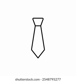 suit tie icon sign vector