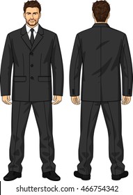The suit of uniform consists of a jacket and trousers