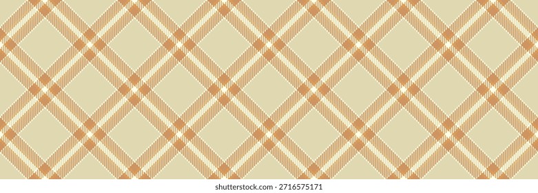 Suit vector fabric check, uk seamless plaid texture. Primary background tartan pattern textile in light and orange colors palette.