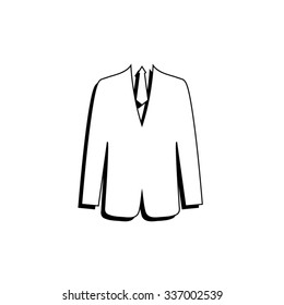suit - vector icon