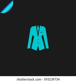 suit vector icon illustration isolated vector sign symbol