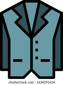 Suit - Wedding icon set. High quality filled outline vector illustration for website and mobile application.