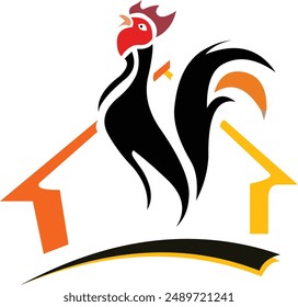 suitable for a business logo related to chickens. For example, a fried chicken business, fried chicken, or chicken keeping and so on