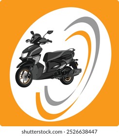 Suitable for a business logo selling automatic motorbikes or motorbike repair shops, it could also be for the automatic motorbike community