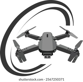 Suitable for business logos related to drone symbols