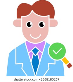 candidato adecuado, Icono de empleado adecuado