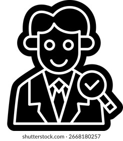candidato adequado, Ícone de Candidato Ideal