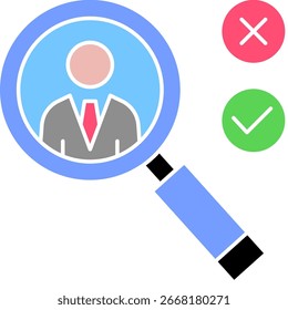 geeigneter Kandidat, Symbol für das Wahlabzeichen des Kandidaten
