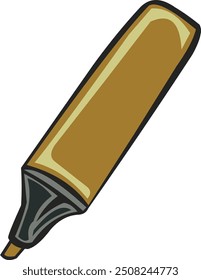 Adecuado para iconos o logotipos con caracteres de Vector resaltador