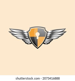 geeignet als Logo für Unternehmen im Bereich Sicherheit, Technologie usw.