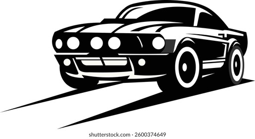 suitable for logo or icon material, symbols related to car images, especially sedan cars