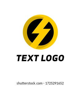 Adecuado para logotipo como trueno, electricidad, flash, energía, etc. Color sólido