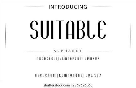 Suitable luxury elegant typography vintage serif font wedding invitation logo music fashion property