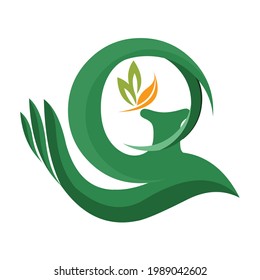 suitable for organizations or companies that care about the environment, environmental activists, love the green earth, fresh drink companies, food from green plants, herbal medicine company logos