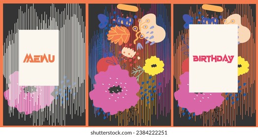 Suitable for poster, business card, invitation, flyer, banner, brochure, email header, post in social networks, advertising, events and page cover.