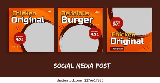  Adecuado para Social Media Post Restaurant y Promoción culinaria.