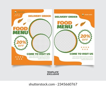 Suitable for Social Media Post Restaurant and culinary Promotion.
