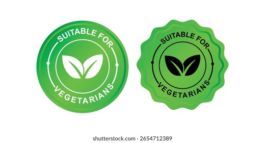 Adequado para Ícones Vegetarianos para Embalagem e Rotulagem de Alimentos