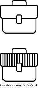 suitcase bag business backpack icon
