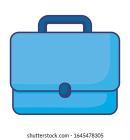 Diseño de maletas, Caso de oficina de la universidad de viaje equipaje maleta mango cuero y tema de viaje Ilustración vectorial