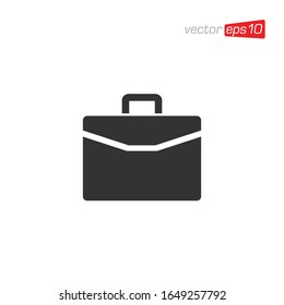 Vector de diseño de icono de maleta y maleta