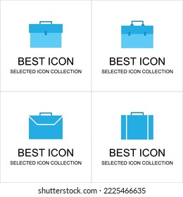 suitcase and bag icon set
can be used for digital and print