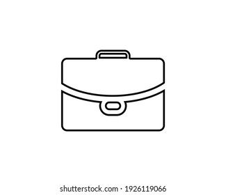 Suitcase Bag Icon Vector Logo Template Illustration Design