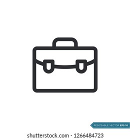Suitcase, Bag Icon Vector Template
