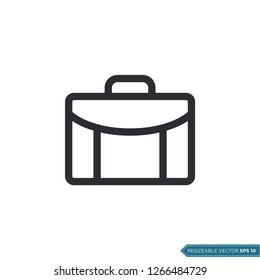 Suitcase, Bag Icon Vector Template