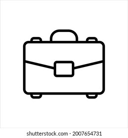 Suitcase bag vector icon symbol design