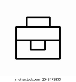 Icono de flechas de equipaje de maleta signo de Vector