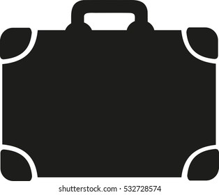 Suitcase baggage icon