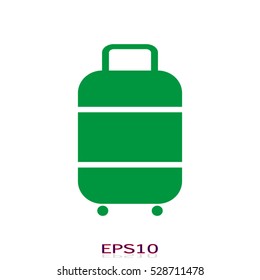 suitcase, baggage, icon, vector illustration, eps10