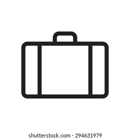Suitcase, box, luggage icon vector image.Can also be used for summer, recreation and fun. Suitable for use on mobile apps, web apps and print media.