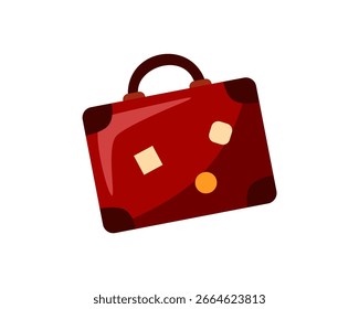 A suitcase is a box-shaped storage container used to carry items while traveling. Additionally, suitcases can be used to carry money or important documents for business people.