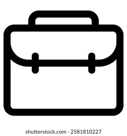 Suitcase Briefcase Icon for Banking Bank Finance