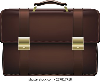 Suitcase briefcase suit case vector illustration