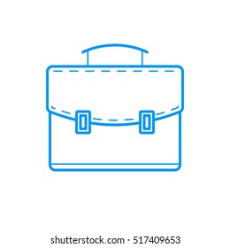 Suitcase. Case. Portfolio. Blue