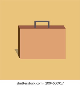 suitcase color vector vacation summer