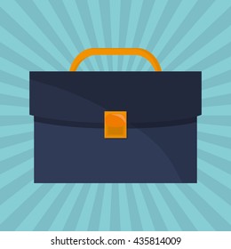 suitcase design. bag icon. Colofull illustration, vector graphic