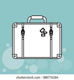 suitcase  design illustration