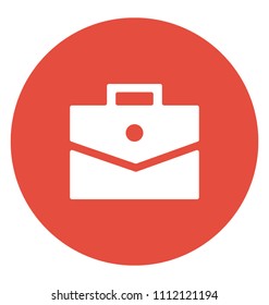 Suitcase Flat Colored Icon