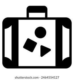 Suitcase Holiday travel object illustration