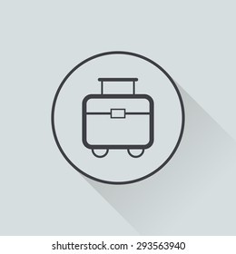 Suitcase icon.